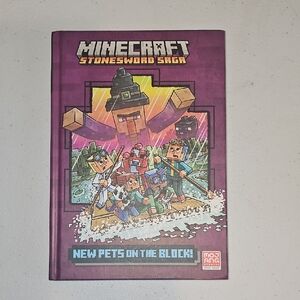 Minecraft Stonesword Saga #3 New Pets on the Block Hardback Book Used